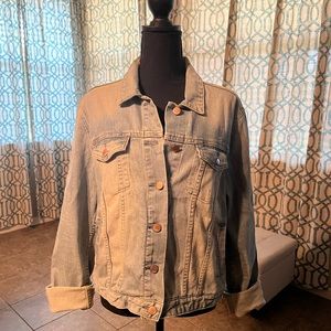 GAP 1969 distressed denim jean jacket
